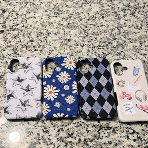 Burga iPhone 17 Cases - Set of 4, like new